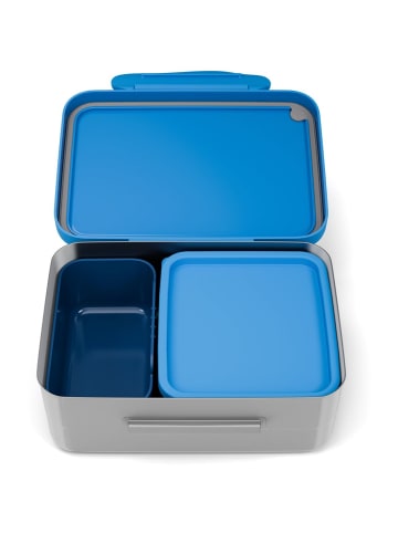 Ergobag Edelstahl Brotdose Sterne in blau
