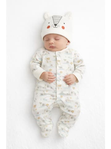 Minoti Strampler NOSBABYPACK4 in weiß