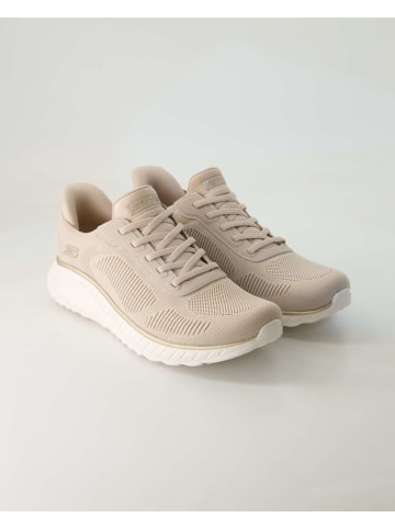 Skechers Slip On Sneaker in Beige