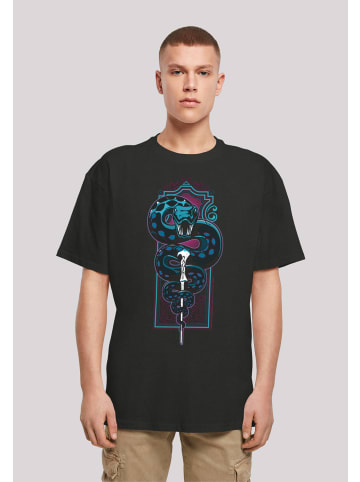 F4NT4STIC Heavy Oversize T-Shirt Harry Potter Neon Nagini in schwarz