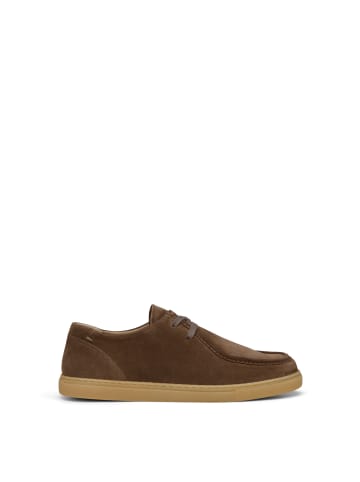 Marc O'Polo Slipper Model Karo im Wallabee-Stil in dark taupe