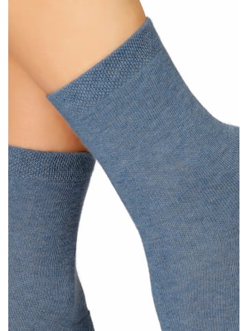 H.I.S Socken in 2x schwarz, 2x jeans-melange, 2x grau-melange