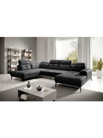 MF Design Brita Recamiere Links in Asphalt -  (L) 205 x (B) 350 x (H) 107 cm