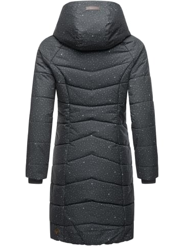ragwear Steppmantel Dizzie Coat Print in Dark Grey