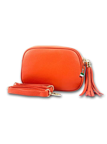Florence Leder Umhängetasche Florence Tasche orange ca. 21cm