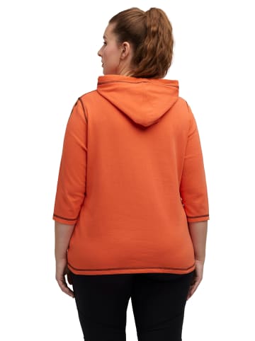 Ulla Popken Sweatshirt in crazy coral