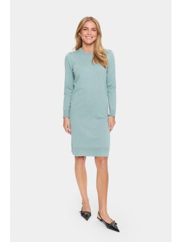 SAINT TROPEZ Kleid MilaSZ Gerade Passform in Blue Surf Melange