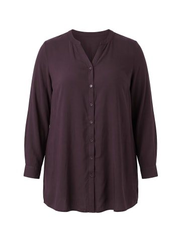 MIAMODA Bluse in mahagoni