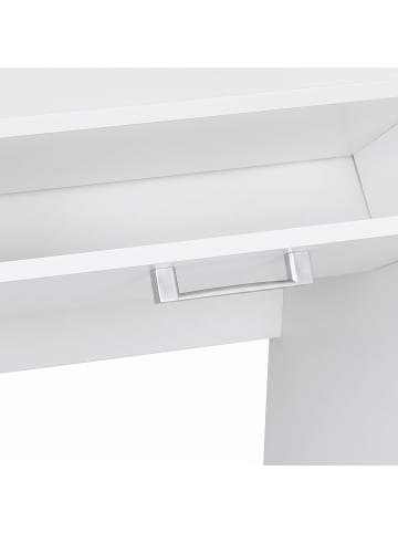 relaxdays Schuhschrank in Weiß - (B)80 x (H)90 x (T)23,5 cm