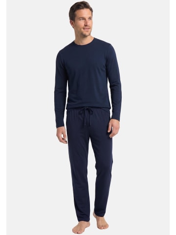 Hanro Schlafanzug Night & Day in Deep navy
