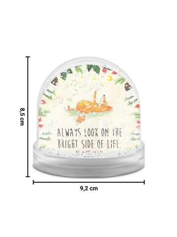 Mr. & Mrs. Panda Schneekugel Fuchs Sterne mit Spruch in Naturpapier