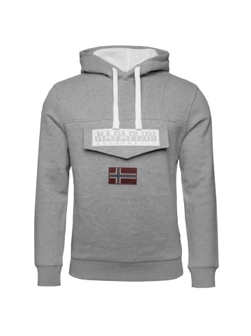 Napapijri Kapuzenpullover Burgee Wint 1 in grau