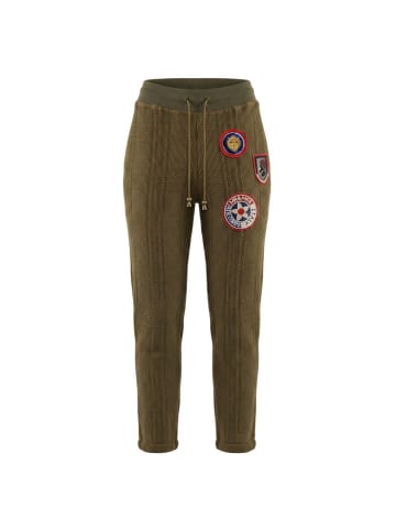 Mr&Mrs Italy Grün Netzstoff Damen Hose