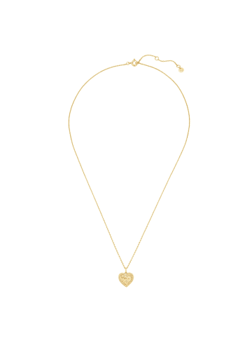 Glanzstücke München Kette Geburtsblume Mai Maiglöckchen aus Sterling Silber mit Zirkonia in gelbgold