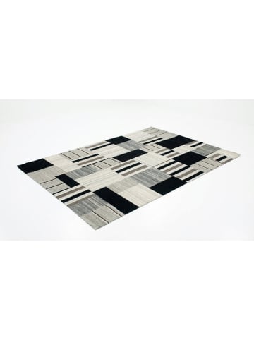 Kayoom Kurzflor Teppich Radical 320 in grau - multi - rechteckig