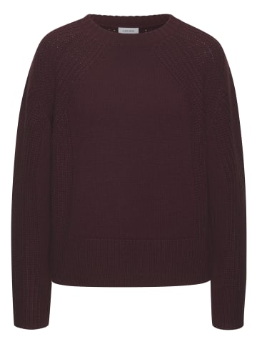 LASCANA Strickpullover in burgunder