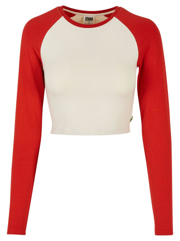 Urban Classics Urban Classics Longsleeves in whitesand/hugered