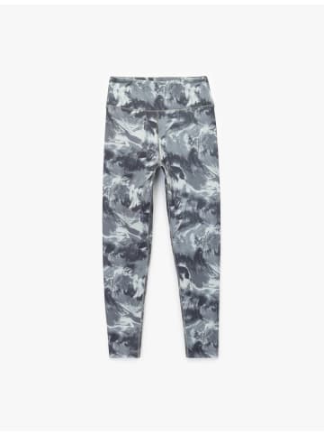 KOTON LEGGINGS in Grau Gemustert