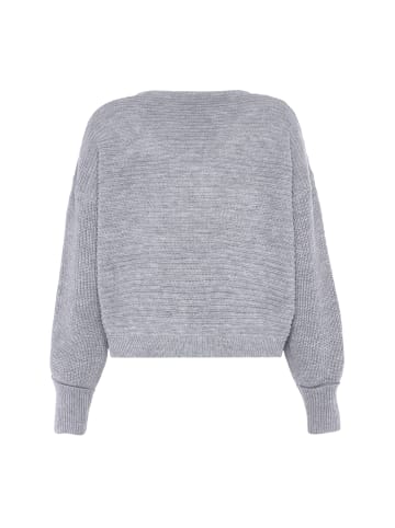 Blonda Damen Sweater in GRAU MELANGE