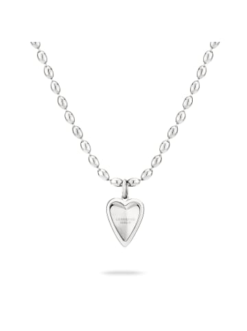 LIEBESKIND BERLIN Halskette Open Heart Amulet in silber