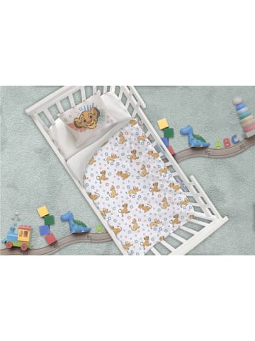 Disney Der König der Löwen Bettwäsche-Set – 1x Deckenbezug 100x140 & in Weiß