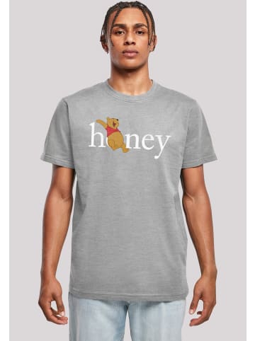 F4NT4STIC T-Shirt Disney Winnie Puuh Der Bär Honig in grau meliert