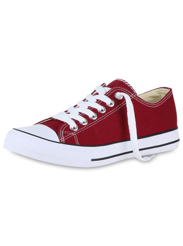 VAN HILL Sneaker low Simon in Dunkelrot