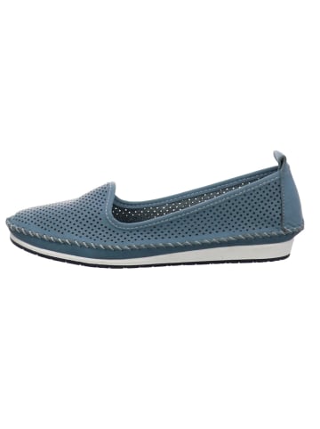 Esgano Damenslipper sportlicher Boden Da.-Slipper in  Blau