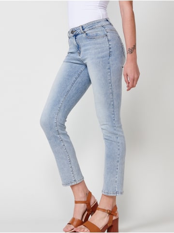 KOROSHI Gerade geschnittene jeans lang in blau