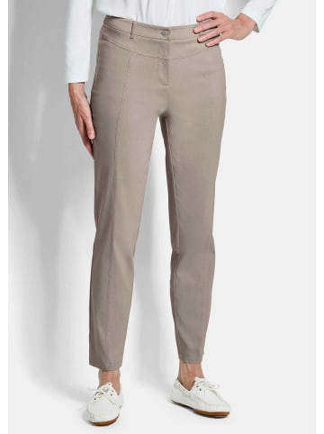 GOLDNER Bengalinhose mit Längsnähten in beige