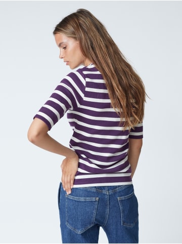 Co'couture T-shirt GrannyCC in OffWhite/Plum