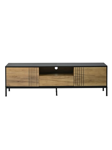 ABRIHOME TV Schrank in Grau 170x35x50 cm mit 2 Schränken 1 Schublade für 70 Zoll