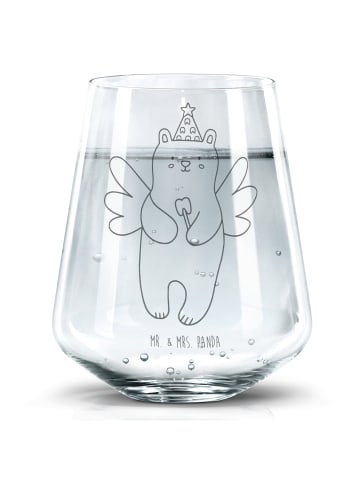 Mr. & Mrs. Panda Trinkglas Bär Zahnfee ohne Spruch in Transparent