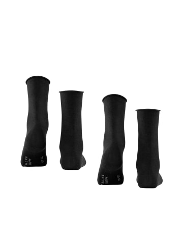 Falke Socken 2er Pack in Schwarz