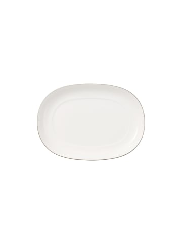 Villeroy & Boch Beilagenschale/Sauciere-Unterteil Anmut Platinum No. 1 in Weiß 20 x 15 cm in weiß
