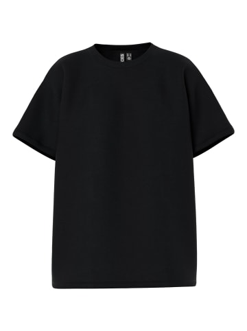 Pieces T-Shirt in Oversize in Black