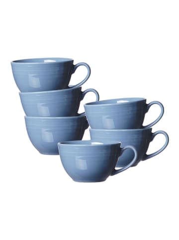 Ritzenhoff & Breker 6er Set Kaffeetassen Levi 220 ml in Blau