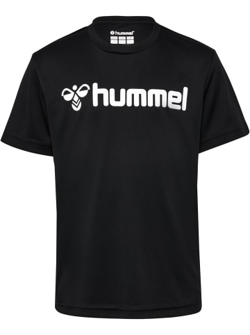 Hummel T-Shirt Hmllogo Kinder in BLACK