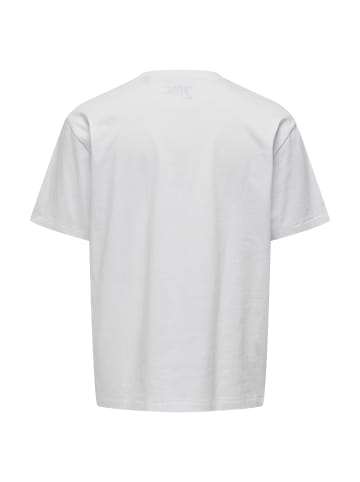 Only&Sons T-Shirt 'Tupac' in weiß