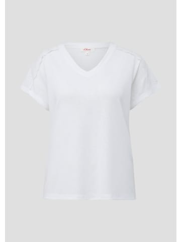 s.Oliver T-Shirt in 0100_weiß