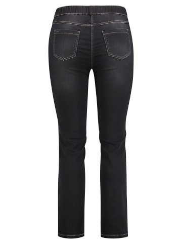 SAMOON Hose Jeans lang in Black Denim