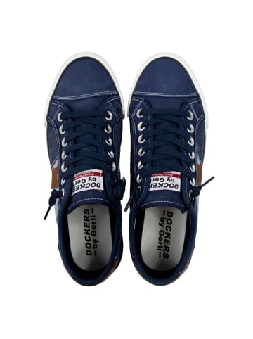 Dockers by Gerli Sneaker Washed Canvas in Dunkelblau