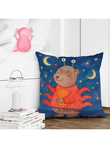Mr. & Mrs. Panda Sofakissen Krebs Astrologie Design ohne Spruch in Weiß