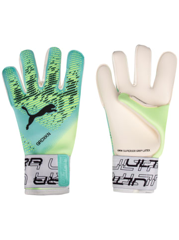 Puma Torwarthandschuh Ultra Grip 1 Hybrid in mint / gelb