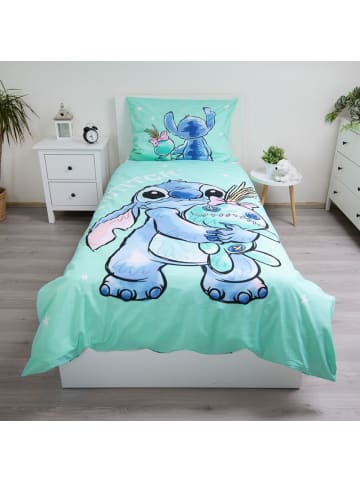 Disney Disney Lilo & Stitch Bettwäsche Buddies Design 140x200 cm 70x90 in Türkis
