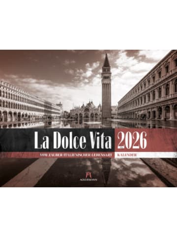 Ackermann Kunstverlag Kalender - La Dolce Vita Kalender 2026 | Italienische Lebensart