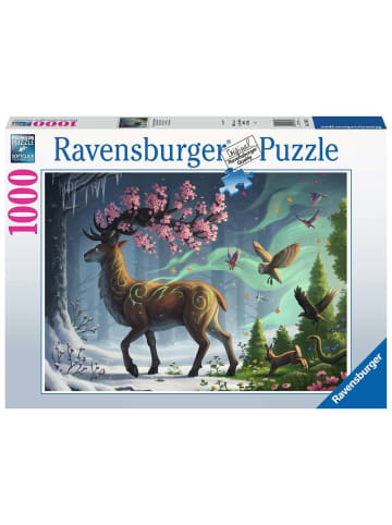 Ravensburger Puzzle 1.000 Teile Der Hirsch als Frühlingsbote Ab 14 Jahre in bunt