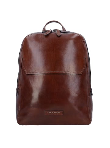 The Bridge Williamsburg Rucksack Leder 40 cm Laptopfach in marrone rutenio