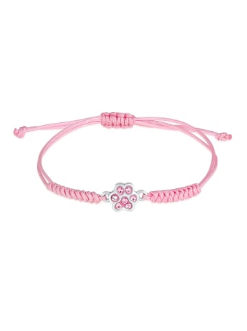 Elli Armband 925 Sterling Silber Pfote in Rosa