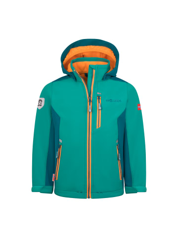 Trollkids Softshelljacke Balestrand in sea green